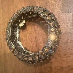 Elegant Gold Stretch Bangle Bracelet